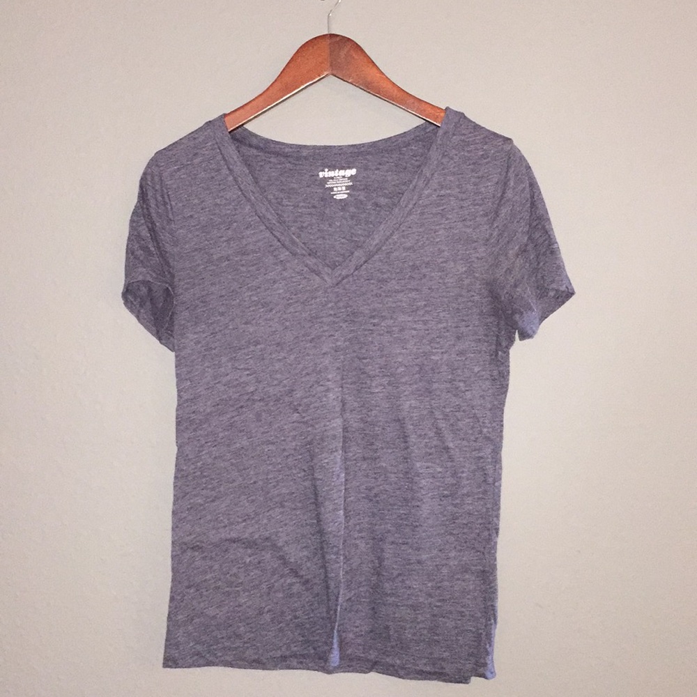 Old Navy heather blue shirt sleeve shirt